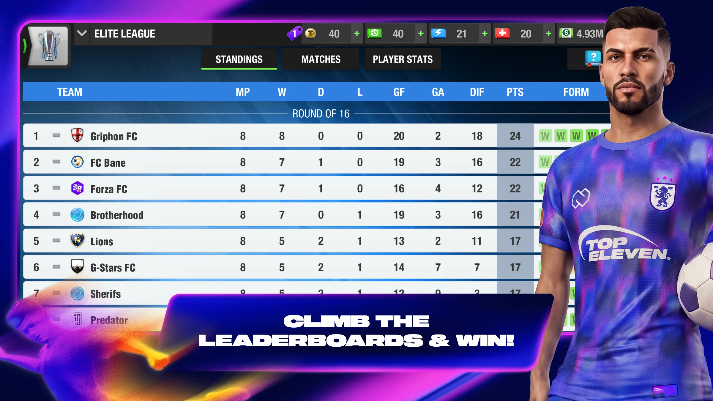 Top Eleven Be a Soccer Manager screenshot
